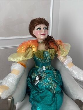 Katherine's Collection Teal and Orange Fairy Princess Costume Dress